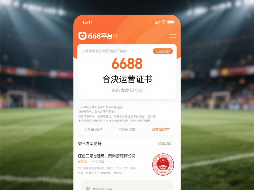 对于6688体育平台来说，合法运营资格是其赖以发展